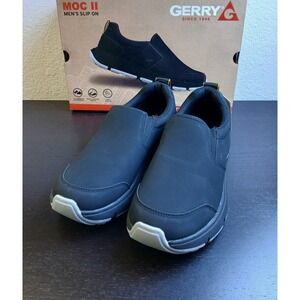 Gerry Moc II Mens Slip On Shoes Black Lightweight EVA Midsole 1917429 NEW Sz 10